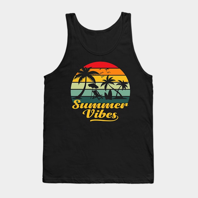 Summer Vibes Tank Top by MommyTee